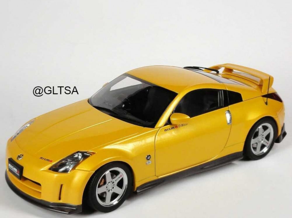 RARE Nissan Fairlady Z Nismo S-Tune 2002 Yellow 1:18 AUTOart 80282 