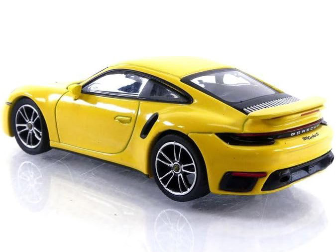 MiniGT 1/64 Porsche 911 Turbo S Racing Yellow
