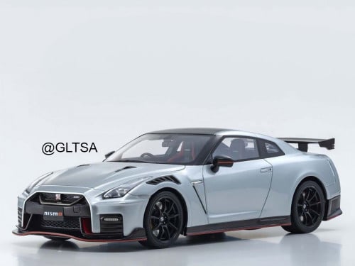 RARE Nissan GT-R NISMO R35 Silver Limited to 700 1:18 SAMURAI Kyosho KSR18048S