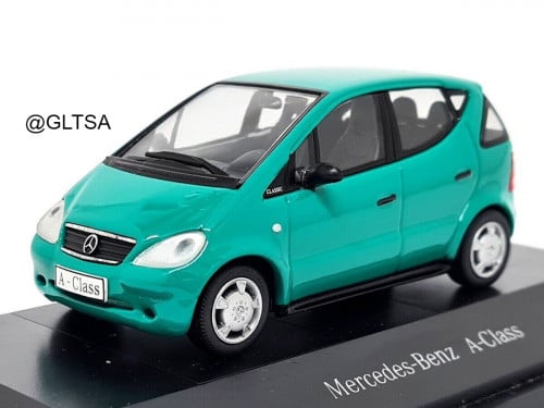 RARE Mercedes-Benz A-Class (W168) 1997 Mint Green 1:43 Herpa B66005738