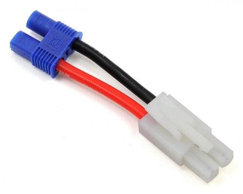 ProTek RC EC3 Style to Large Tamiya Style Plug Adapter (Female EC3/Male Tamiya) For RC PTK-5233