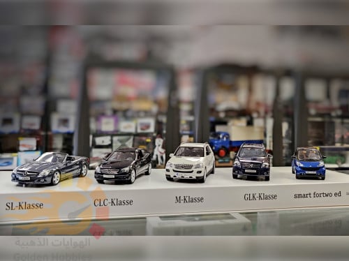 RARE with notes Mercedes SL-CLC-M-GLK-Smart 2008 1:43 Schuco Minichamps LIMITED 500 PCS