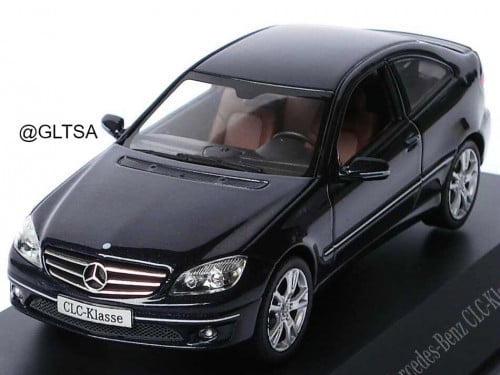 RARE with notes Mercedes-Benz CLC-Class Sports Coupe 2008 Black Chromite 1:43 Schuco B66962405