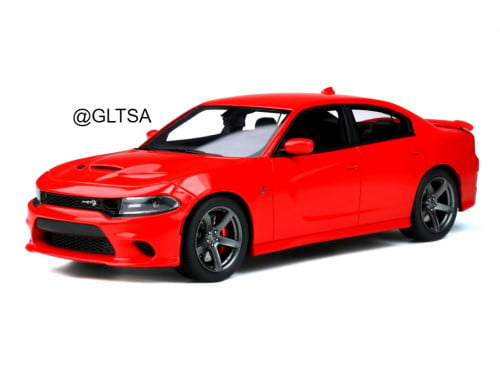 RARE DODGE CHARGER SRT HELLCAT TORCH RED 1:18 GT S...