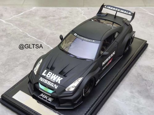 Nissan GT-R GTR 35GT R35 RRS Matte Black 1:18 IVY LIMITED 49 PCS