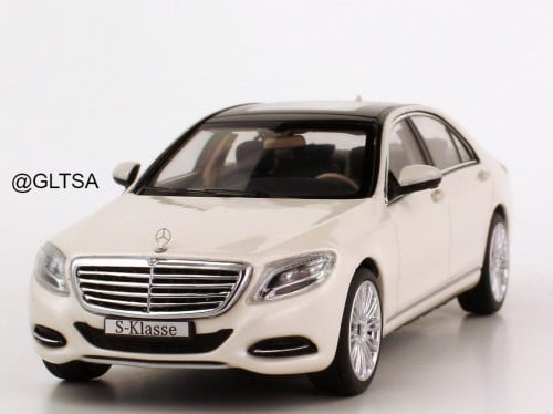 Mercedes-Benz S-Class S320 (W222) White Metallic 1:43 Schuco B66960155 -  الهوايات الذهبية لمجسمات السيارات والريموت