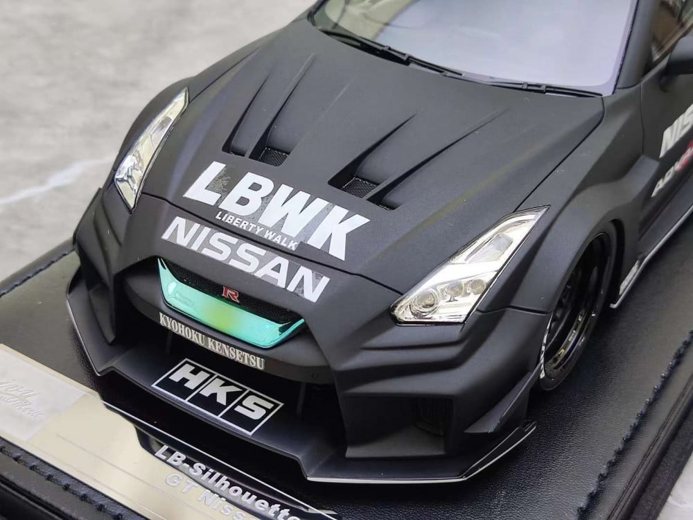 Nissan GT-R GTR 35GT RRS Matte Black 1:18 IVY LIMITED