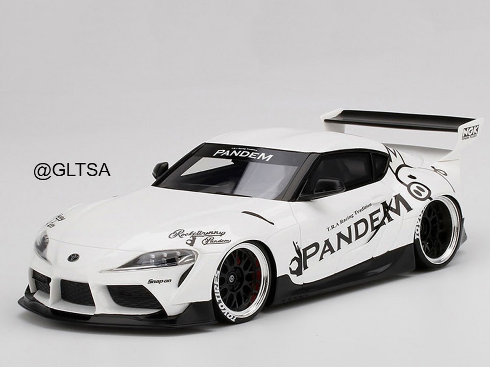 RARE Pandem Toyota GR Supra V1.0 White 1:18 TopSpeed TS0294