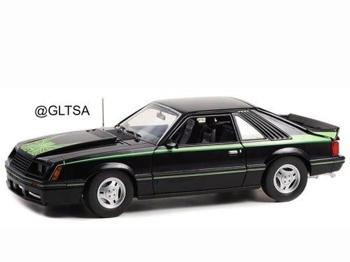 Ford Mustang Cobra 1980 Black 1:18 Greenlight 13603