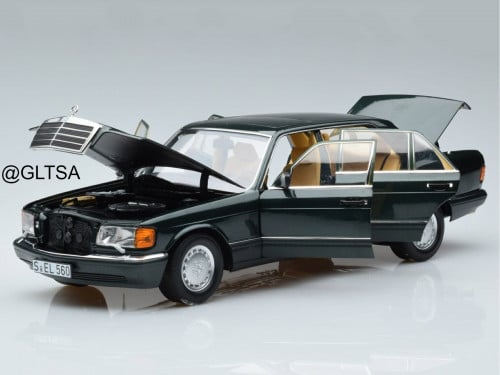 Mercedes-Benz 560 SEL V126 1985-1991 Malachite Gre...