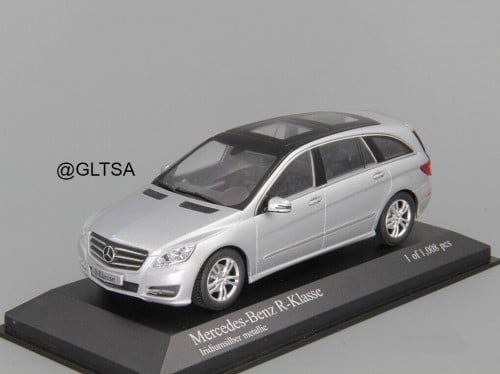 RARE Mercedes-Benz R-Class Silver 1:43 Minichamps 400034670 LIMITED 1008 PCS