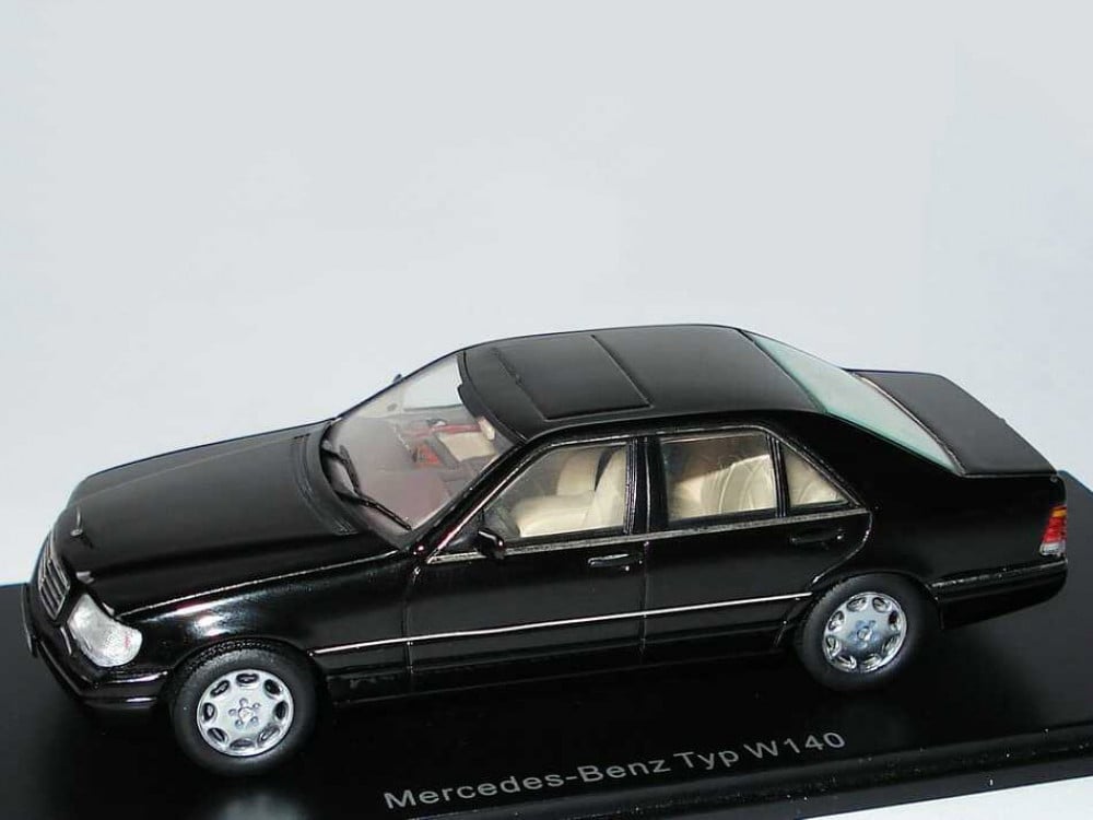 RARE Mercedes-Benz S500 (W140) 1994-1998 Black 1:43 Spark 