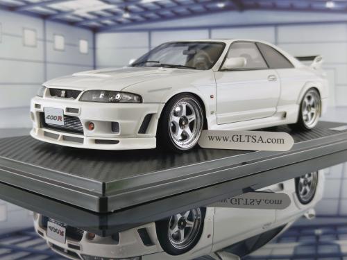 RARE Nissan Nismo R33 GT-R 400R White 1:18 Ignition Model IG2254