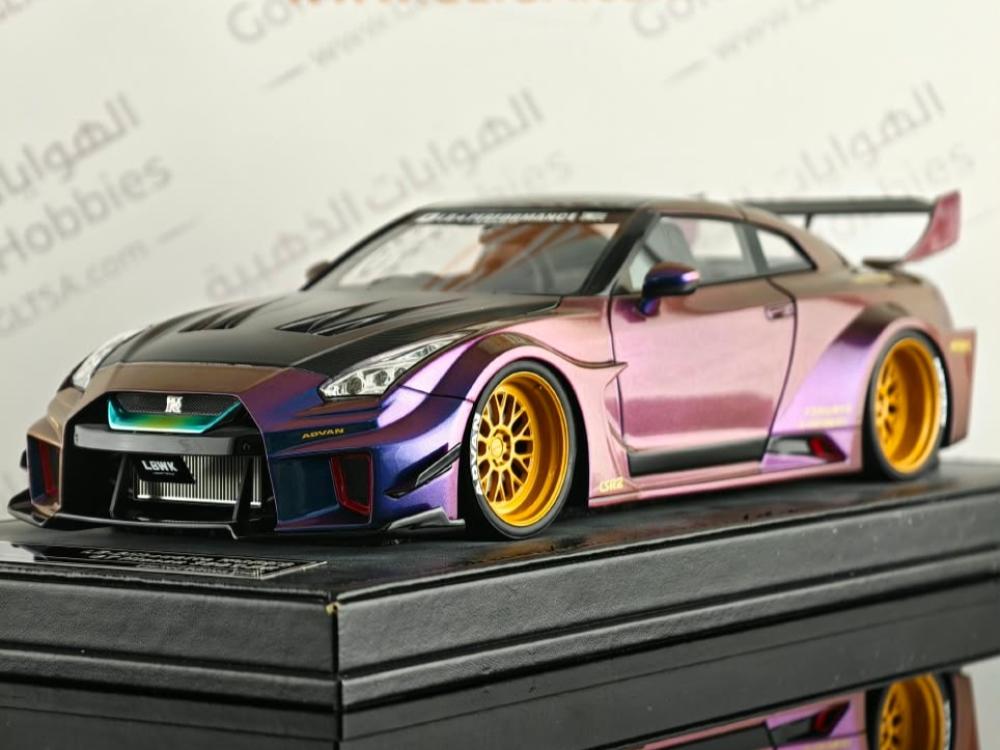Nissan GT-R GTR 35GT RRS Purple 1:18 IVY LIMITED | Golden Hobbies