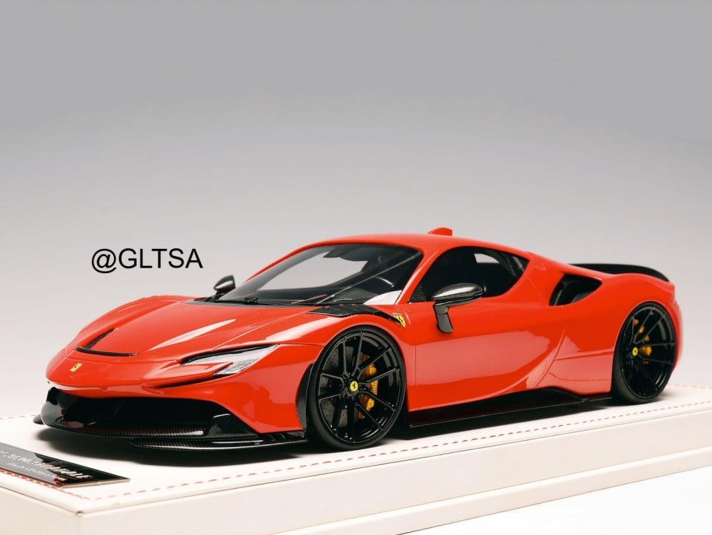 Ferrari SF90 Novitec Rosso Corsa Red 1:18 Ivy IM1818G LIMITED 129 PCS -  الهوايات الذهبية لمجسمات السيارات والريموت