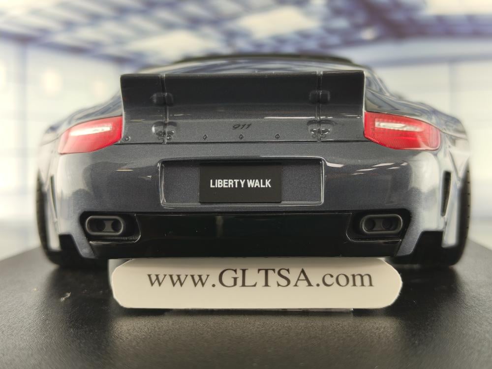 ポルシェ 997 LB パフォーマンス マットグレー 1/18 GTスピリット 1:18 Porsche 911 Convertible 997 LB-Works Widebody -- Grey