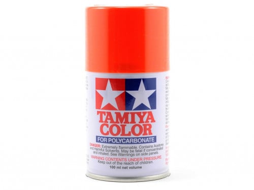 Tamiya PS-7 Orange Lexan Spray Paint (100ml) for RC TAM86007