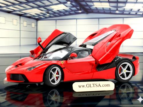 Ferrari LaFerrari Die Cast Special Coffret Red Corsa 322 - 4 Points Safety Belt 1:18 BBR BBR182221-9SP LIMITED 20 PCS