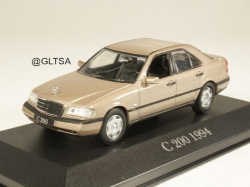 RARE Mercedes-Benz C200 1994 Bronze 1:43 Diecast Car Model