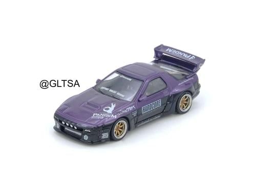 Mazda RX-7 (FC3S) “Pandem Rocket Bunny” Purple 1:64 Inno Models IN64-RX7FCP-PB