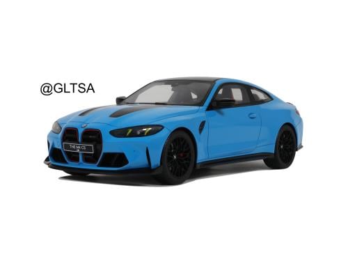 BMW M4 CS Riviera Blue 1:18 GT Spirit GT511 LIMITED 1400 PCS