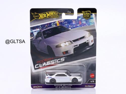 Nissan Skyline GT-R (BCNR33) White 1:64 Hot Wheels HRV99 / FPY86