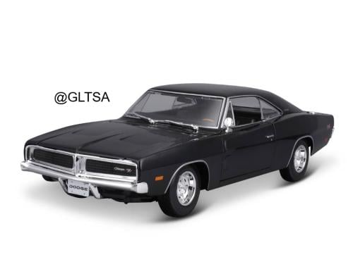 Dodge Charger R/T 1969 Black 1:18 Maisto 31387