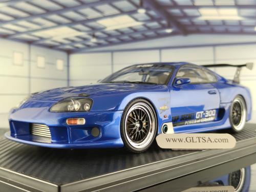 Toyota Supra (JZA80) Top Secret GT300 Blue Metallic 1:18 Ignition Model IG2488