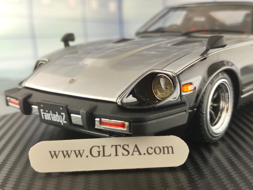 RARE Nissan Fairlady Z (S130) Black / Silver 1:18 Ignition Model IG1966
