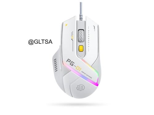 Inphic PG1 Wired and RGB Gaming Mouse White