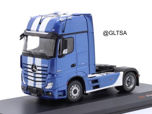 Mercedes-Benz Actros MP4 SZM Blue Metallic 1:43 Ixo TR206.22