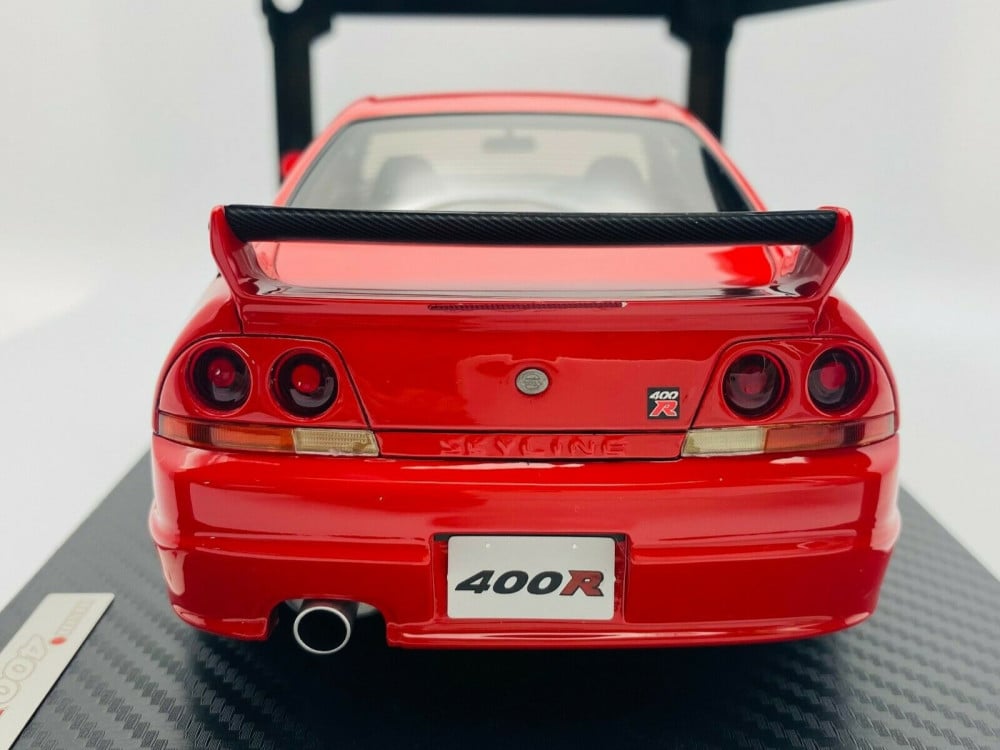 Nissan Skyline Nismo R33 GT-R 400R Red 1:18 Ignition IG2253 - الهوايات  الذهبية لمجسمات السيارات والريموت