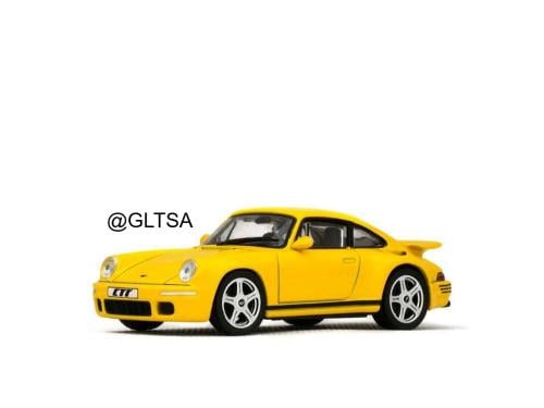 Porsche RUF CTR Anniversary Blossom Yellow 1:64 Almost Real 680301001