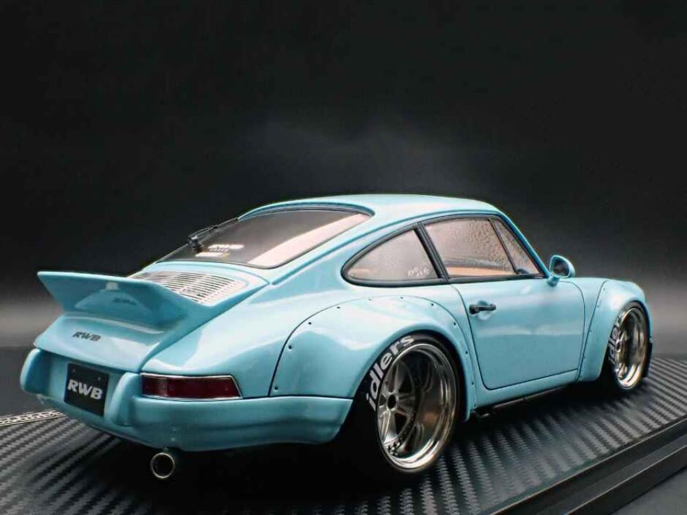 Porsche RWB Backdate Light Blue 1:18 Ignition Model IG3878