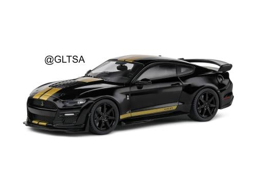 Ford Shelby Mustang GT500 Black w/Gold Stripe 1:43...