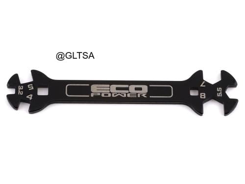 EcoPower Steel Turnbuckle Box Wrench (3.2, 4, 5, 5.5, 7 & 8mm) for RC ECP-3029