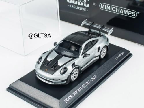 Porsche 911 (992) GT3 RS Liquid Metal Silver 1:64 Minichamps 643062124 LIMITED 1008 PCS