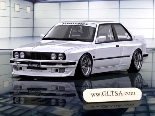 BMW M3 E30 Pandem 30 White 1:18 Ignition Model IG3719