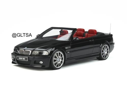 NO BOX BMW E46 Convertible M3 Jet Black 1:18 OTTOmobile OT380 LIMITED