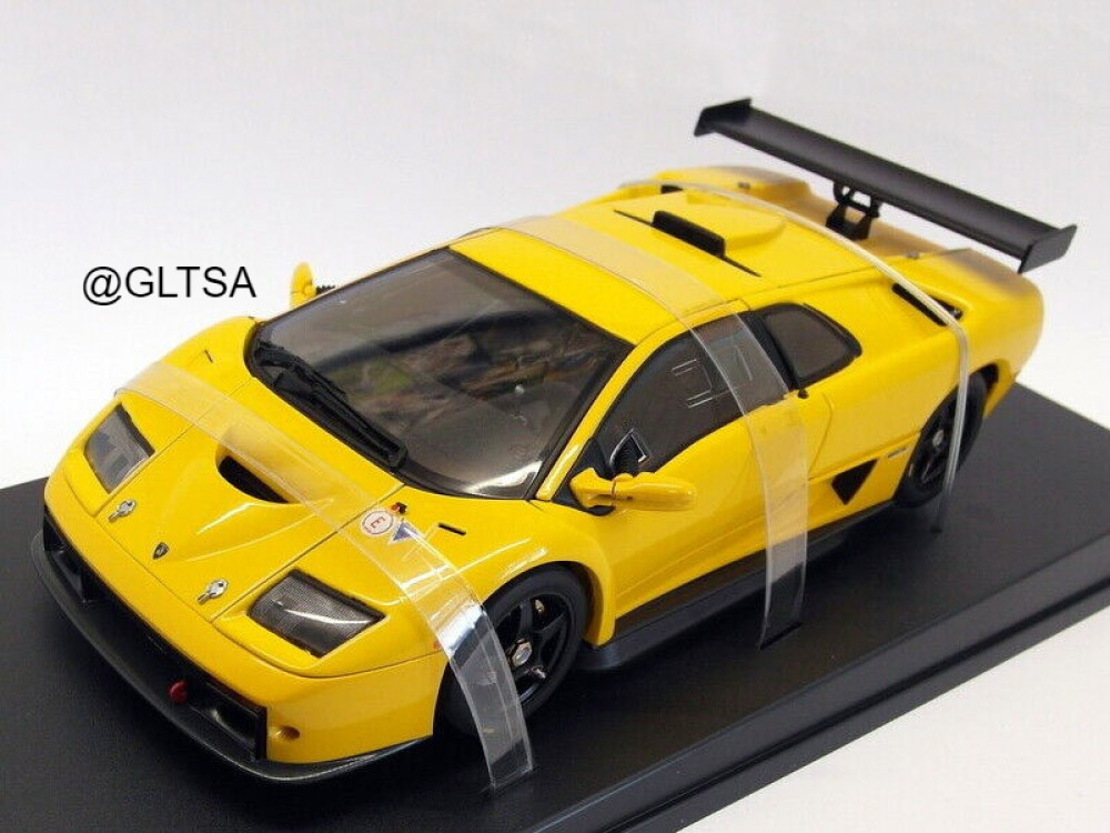 RARE Lamborghini Diablo GTR Yellow 1:18 AUTOart 74521 - الهوايات الذهبية  لمجسمات السيارات والريموت