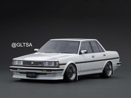 Toyota Cressida Cresta Super Lucent TWINCAM24 (GX71) White 1:18 Ignition Model IG3829