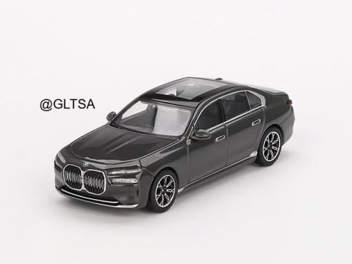 BMW i7 xDrive60 Dravit Grey 1:64 MINI GT MGT00818-...