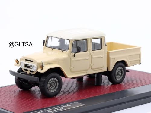 Toyota HJ45 Land Cruiser Crew Cab Pick-Up 1979 Beige 1:43 Matrix MX41905-012 LIMITED 100 PCS