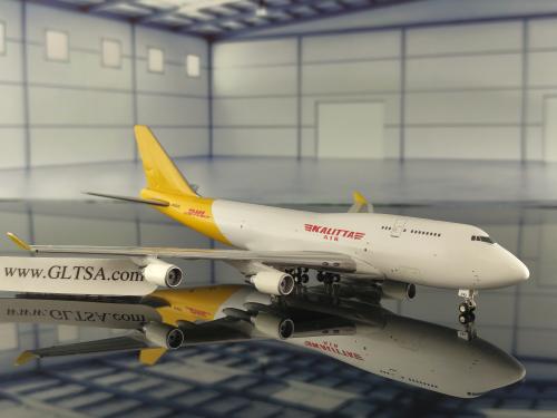 Gemini Jets Kalitta Air - DHL BOEING 747-400 (BCF) 1:400 1/400 Scale Plane