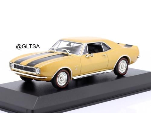 Chevrolet Camaro 1967 Gold Metallic / Black 1:43 Minichamps 940142721