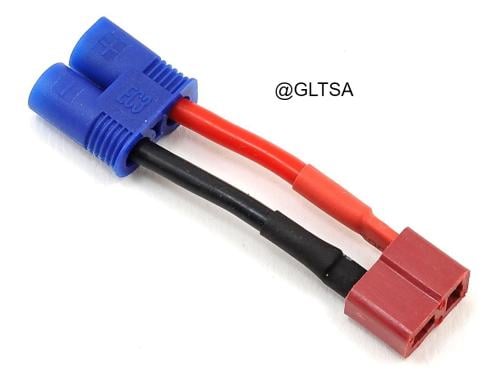 ProTek RC EC3 Style to T-Style Ultra Plug Adapter (Male EC3/Female Ultra) for RC PTK-5234