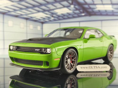 RARE Dodge Challenger Hellcat SRT Go Green 1:18 GT Spirit GT168 LIMITED 999 PCS
