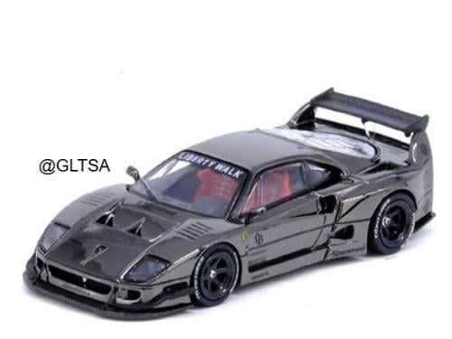 Ferrari F40 LBWK Chrome Black 1:64 Inno Models IN6...