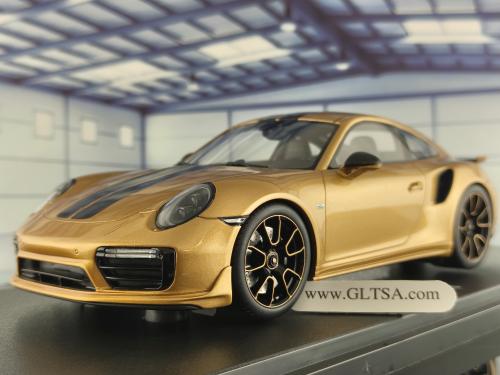 Porsche 911 (991.2) Turbo S Gold Metallic 1:18 GT Spirit