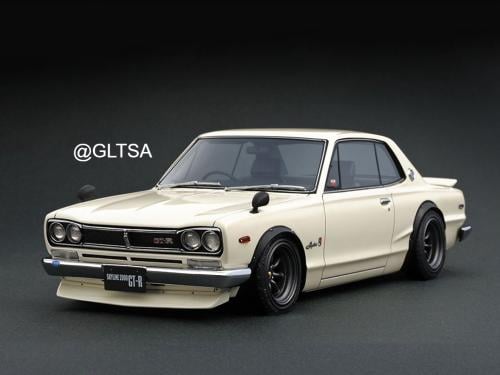 Nissan Skyline 2000 GT-R (KPGC10) White 1:18 Ignition Model IG3615